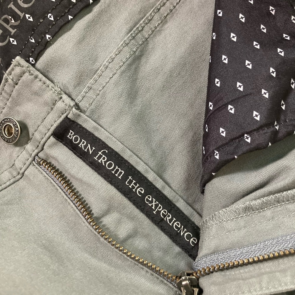 PrAna Pants Mens 33 Gray Slim Fit Organic Cotton Stretch Chino Casual - Picture 13 of 13